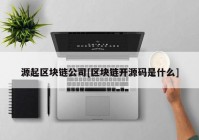 源起区块链公司[区块链开源码是什么]