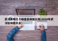 武汉有哪几个明星区块链公司[2020年武汉区块链大会]