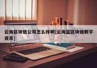 云海区块链公司怎么样啊[云海蓝区块链数字货币]